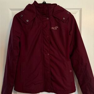 Hollister Women's Burgundy Jacket